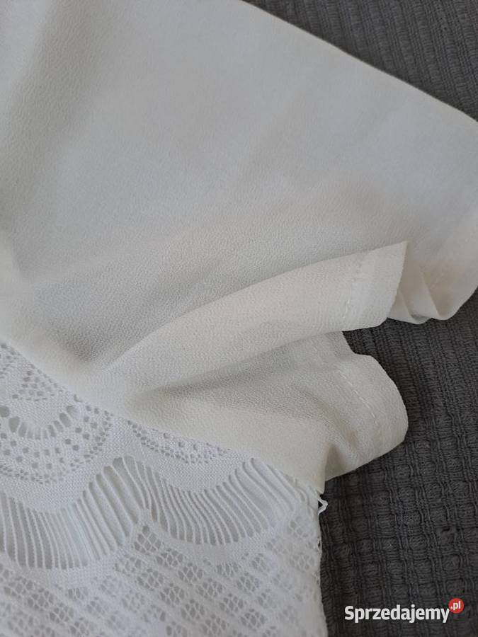 Bluzka biała koronkowa Wrocław