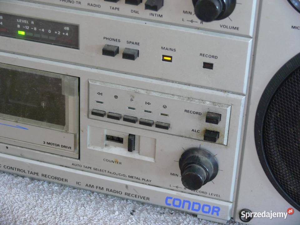Radio Magnetofon Condor Unitra WYSYŁKA sprzedam