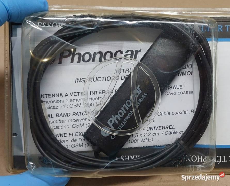 SZKLANA ANTENA NA SZYBĘ GSM PHONOCAR 8930 osobowe