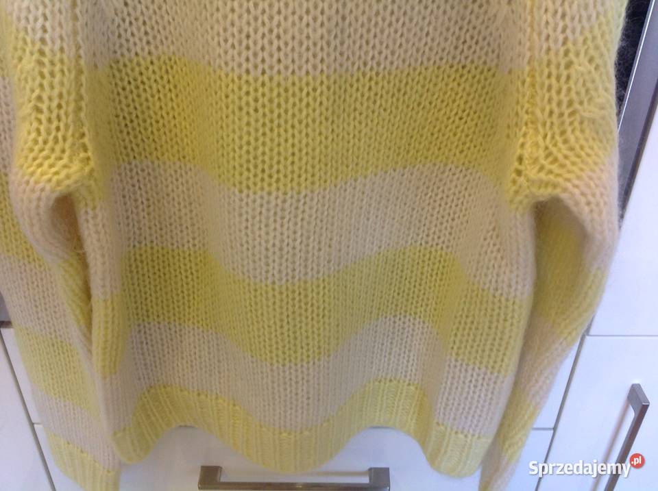 Piękny Sweter damski SAMSOE SAMSOE r M Moher biały