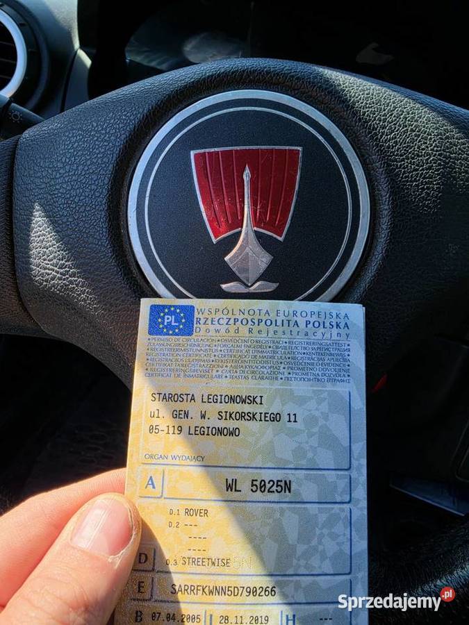 Rover streetwise 20 TDI 2005r 5 drzwi Stawinoga sprzedam