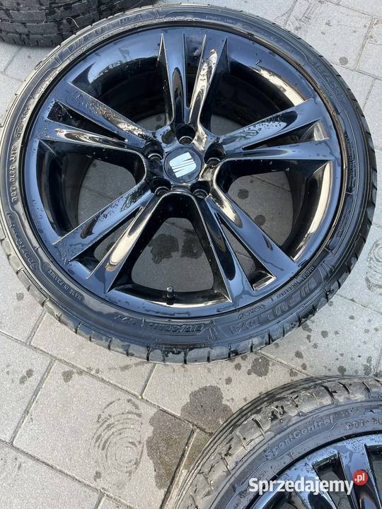 Felgi SEAT 17 czarny połysk opony Fulda 21540 Biedaszków Wielki sprzedam