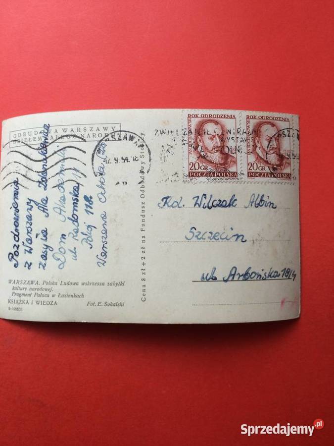 2315 Widokówka Warszawa Szczecin