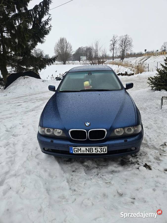 Bmw E39 kombi niebieska seria 5 kombi hak i LPG Motoryzacja warmińsko-mazurskie Elbląg