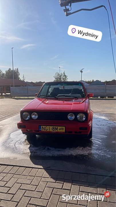 Golf mk1 cabrio sport line czerwony