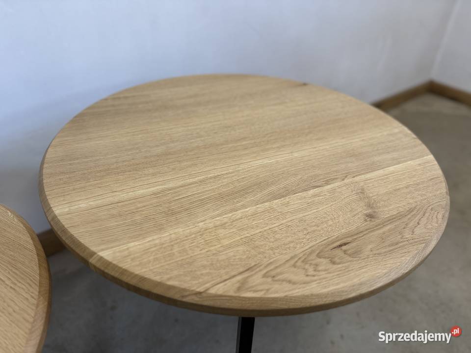 Stoliki loft dębowe