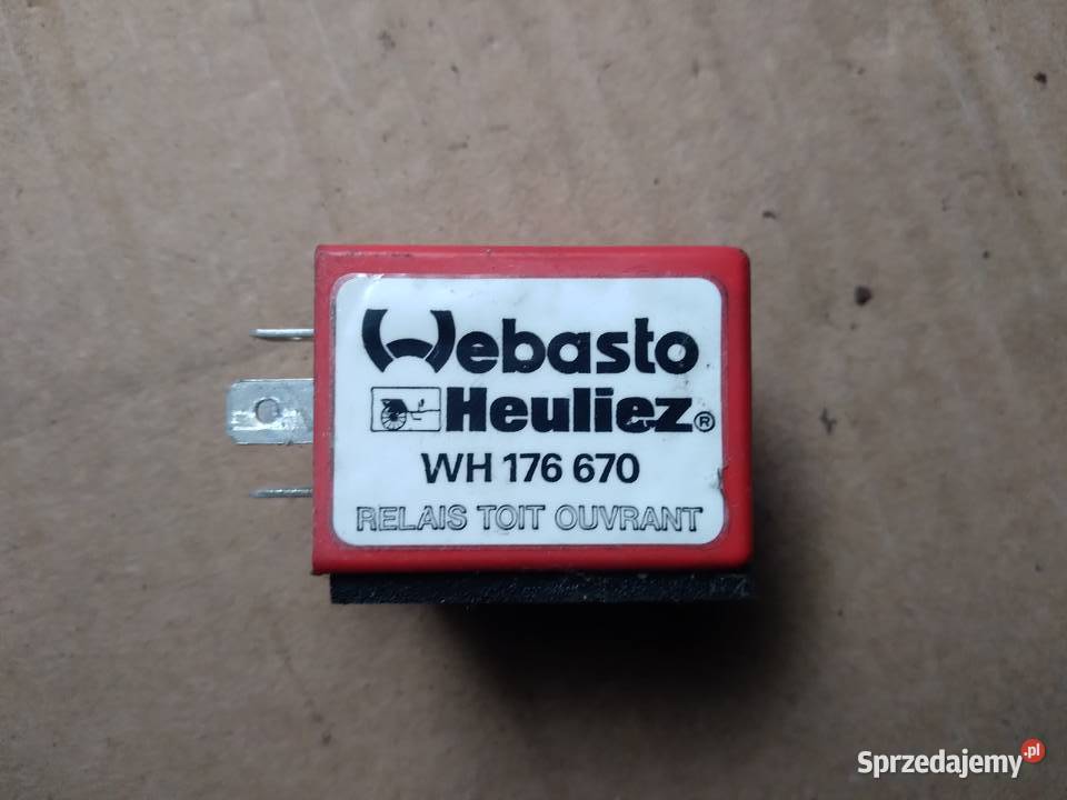 Przekaźnik webasto WH176670 osobowe