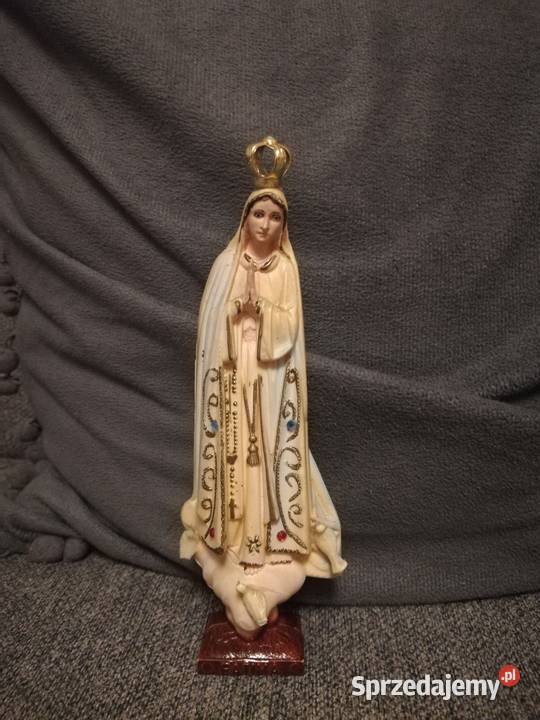 Matka Boża Fatimska figurka 17 korona gołębie śląskie Katowice