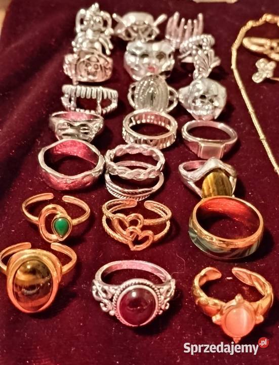 Zestaw pakiet biżuterii stal nierdzewna srebro sprzedam