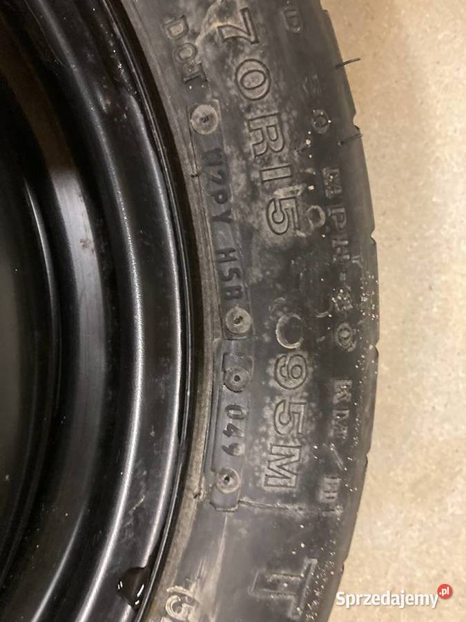 Koło dojazdowe VW 4x100 R15 Koła dojazdowe Kolbudy