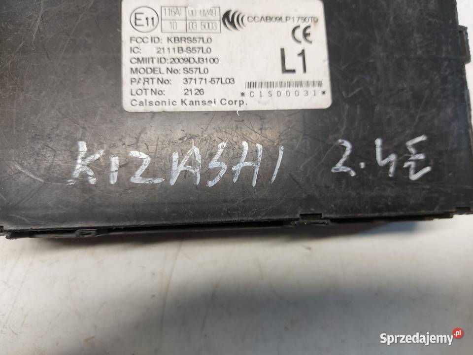 SUZUKI Kizashi Moduł sterownik komfortu