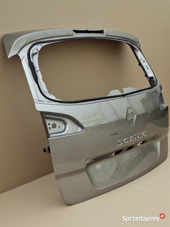 RENAULT SCENIC 3 III KLAPA BAGAŻNIKA TYŁ Bieleń