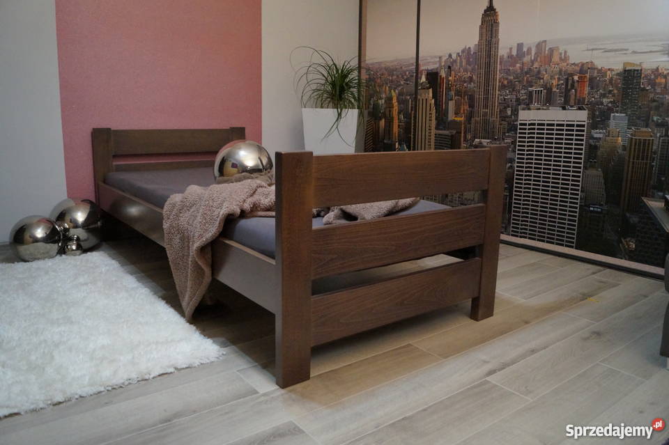 SOLIDNE drewniane łóżko  90x200  bukowe buk PRODUCENT