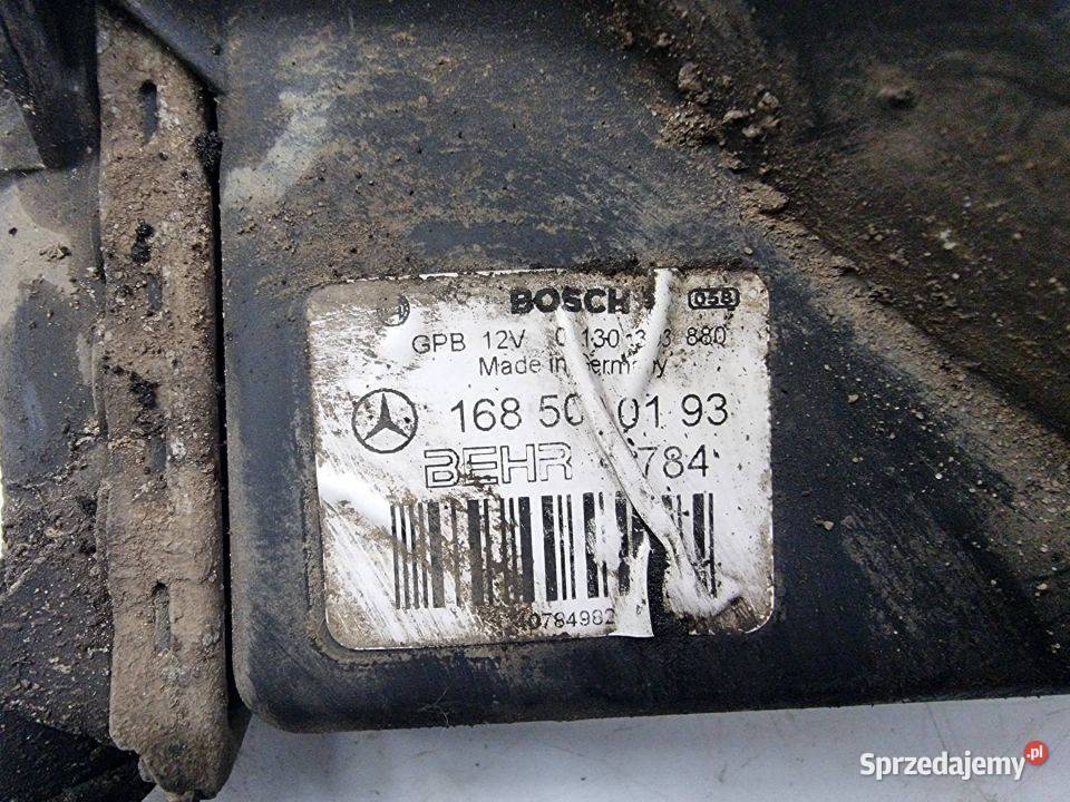 CHŁODNICA WODY MERCEDES A KLASA W168 A1685001702 Pozostałe