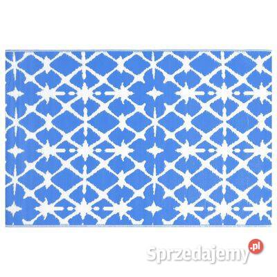 vidaXL Dywan na zewnątrz niebieskobiały 160x230 Warszawa