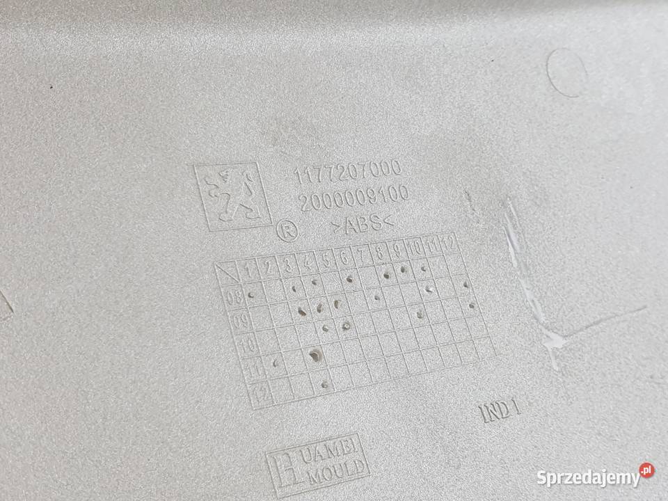 BOCZEK LEWY OSLONA PEUGEOT EVIVACITY Janowice