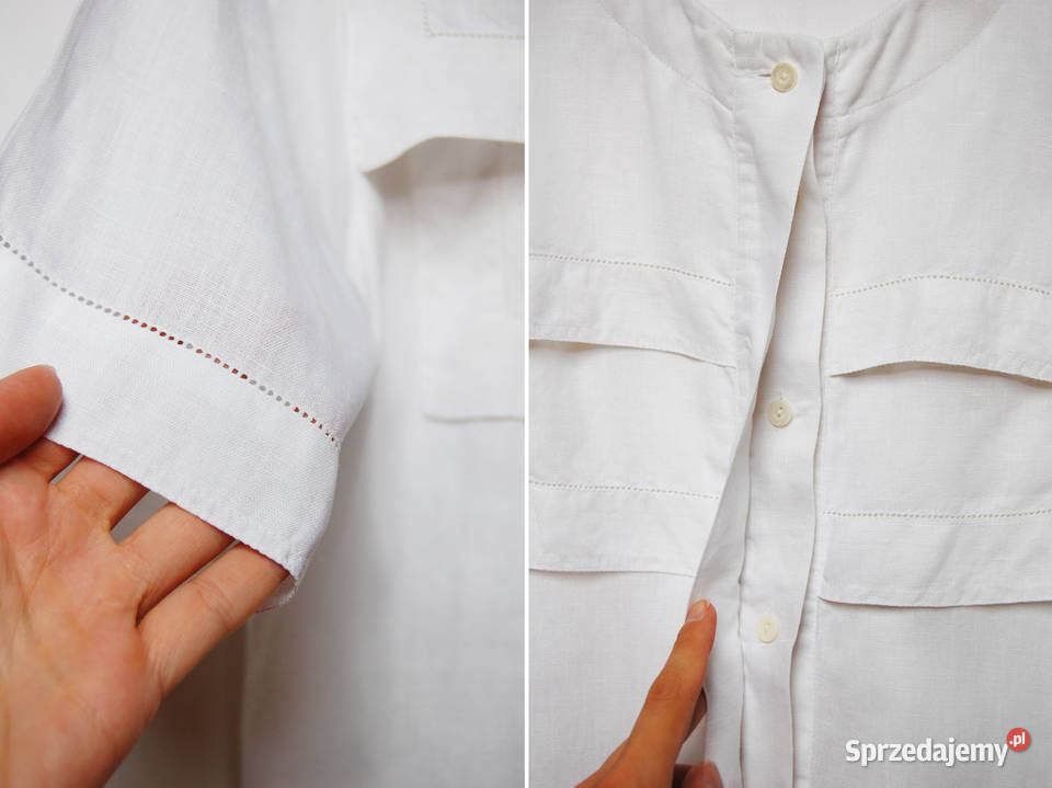Bernd Berger lniana koszula damska 38 M S len Lublin