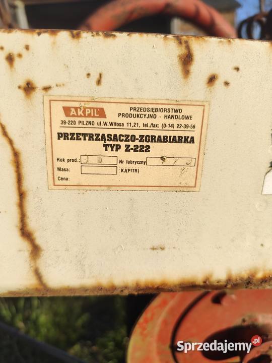 Przetrząsarka Akpil Rawa Mazowiecka sprzedam