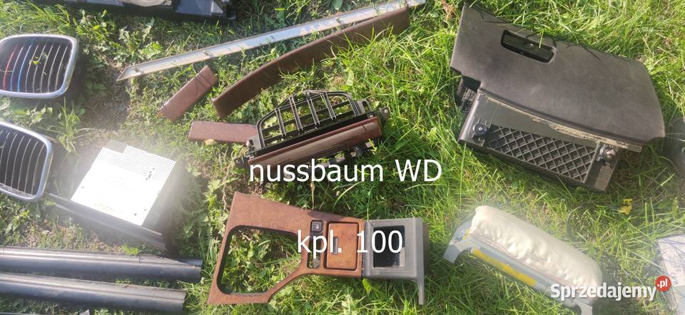 BMW E39 nussbaum dekory listwy