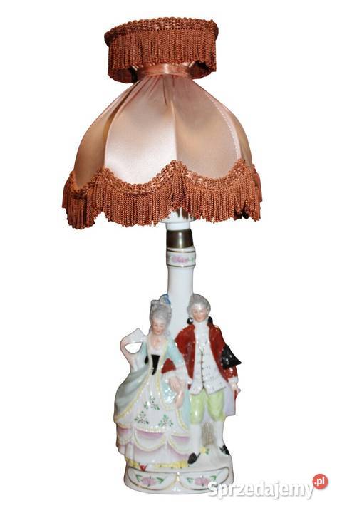 Lampka Sitzendorf lata 20te XX w 749 zachodniopomorskie Szczecin sprzedam