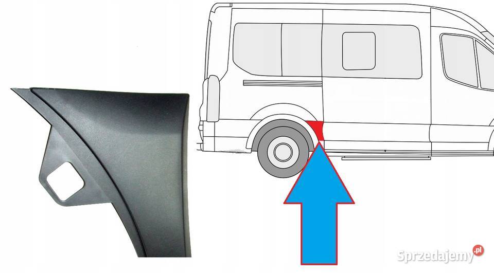 LISTWA BOCZNA TYŁ BŁOTNIKA FORD TRANSIT 2014 Głogów
