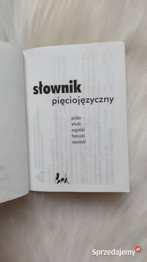 Słownik pięciojęzyczny kieszonkowy małopolskie Olkusz