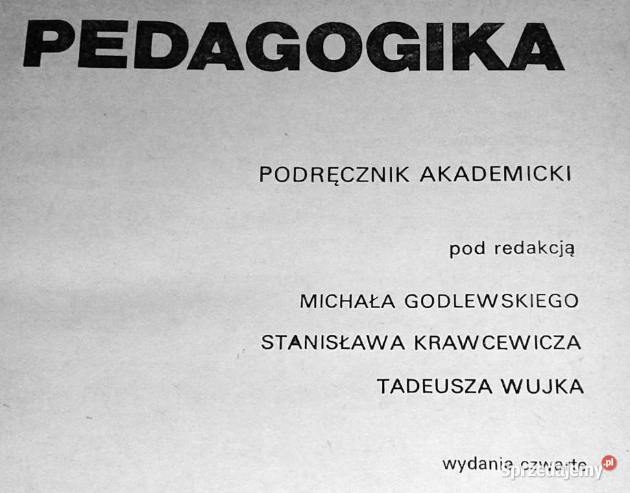 Pedagogika Michał Godlewski Stanisław Krawcewicz Chełm