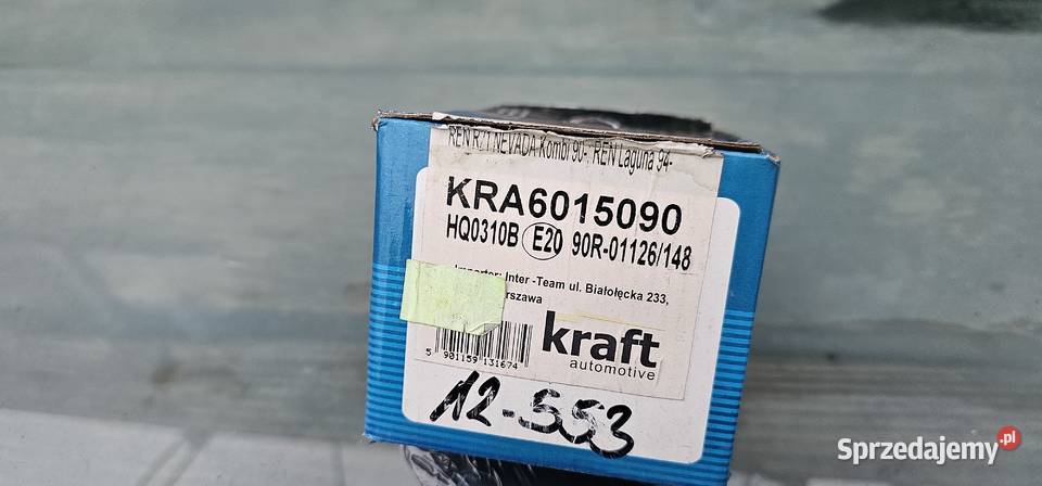 Klocki hamulcowe tył 12553 renault laguna i osobowe Zbąszyń