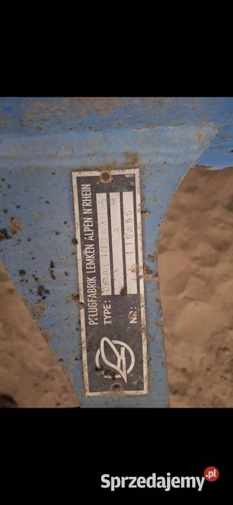 Sprzedam pług lemken opal 110