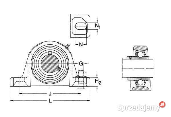 Obudowa łożyska kpl SKF 7500SY60TF Kamionna