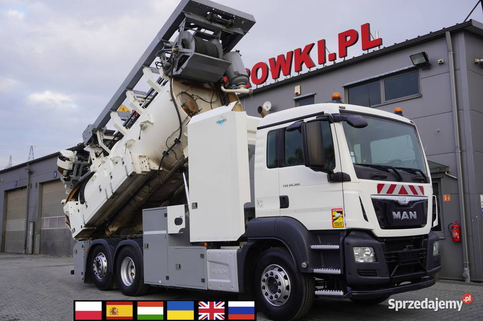 MAN TGS 26360 E6 Zabudowa WUKO Rivard 18 m3 180 7550kg Kraków