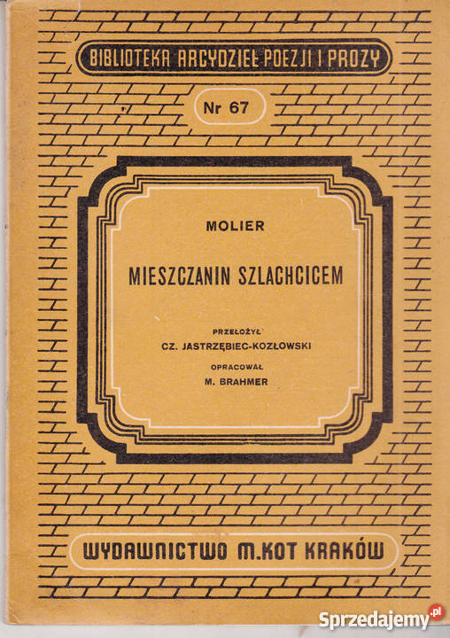 02925 MIESZCZANIN SZLACHCICEM MOLIER Czyrna