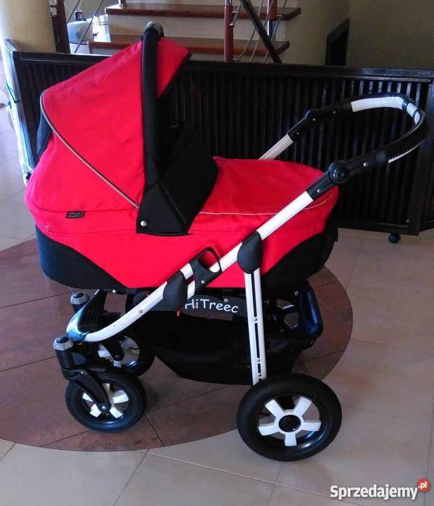 Wózek 3funkcyjny Emjot HiTreec BlackWhite Trzebieszów sprzedam