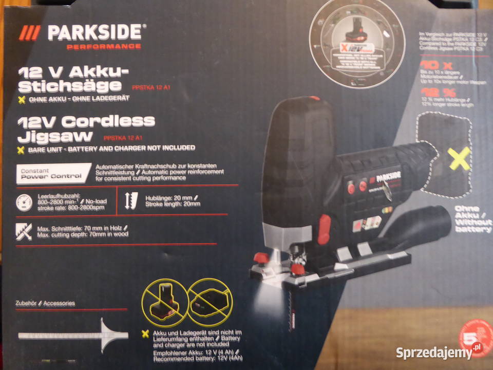 Nieużywana wyrzynarka Parkside Performance Wyrzynarki warmińsko-mazurskie Olsztyn