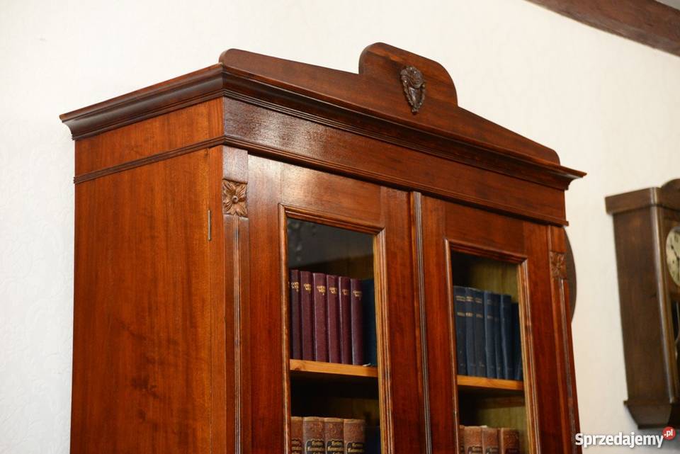 BIBLIOTEKA SECESYJNA 1920r RENOWACJI SYGNOWANA Nysa
