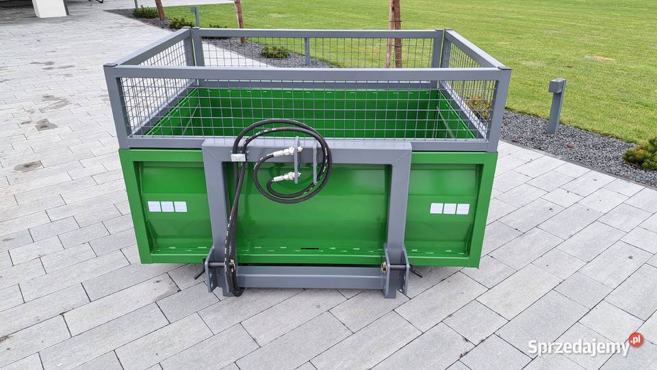 skrzynia transportowa na tył ciągnika tylny TUZ Delfina