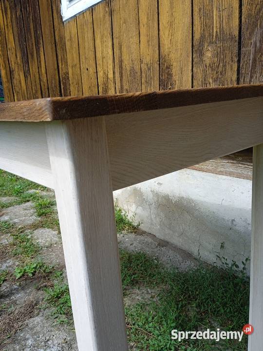 Stół dębowy w stylu prowansalskim 78cm małopolskie Żabno
