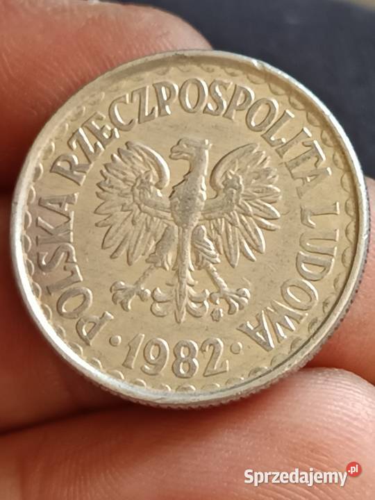 Sprzedam monetę 1 zloty 1982 r lekka skrętka Chełm