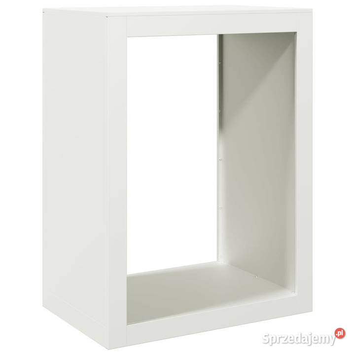 Stojak na drewno opałowe biały 60x40x80 stalowy mazowieckie
