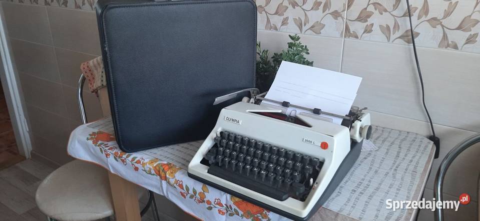OLYMPIA 2000 L Walizkowa maszyna do pisania Rzeszów