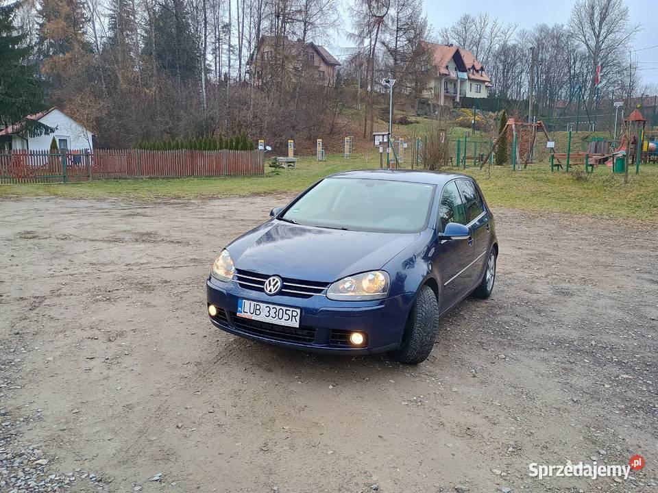 Volkswagen Golf 20 TDI 2008 Rok produkcji 2008 lubelskie Strzyżewice