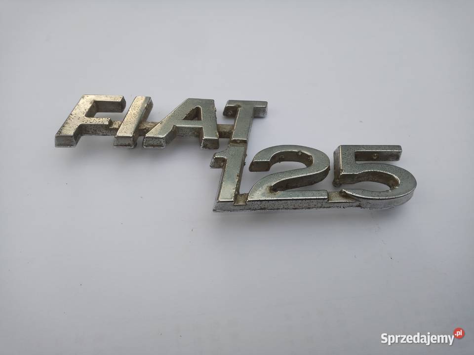Fiat 125 oryginalny emblemat logo znaczek Oświęcim