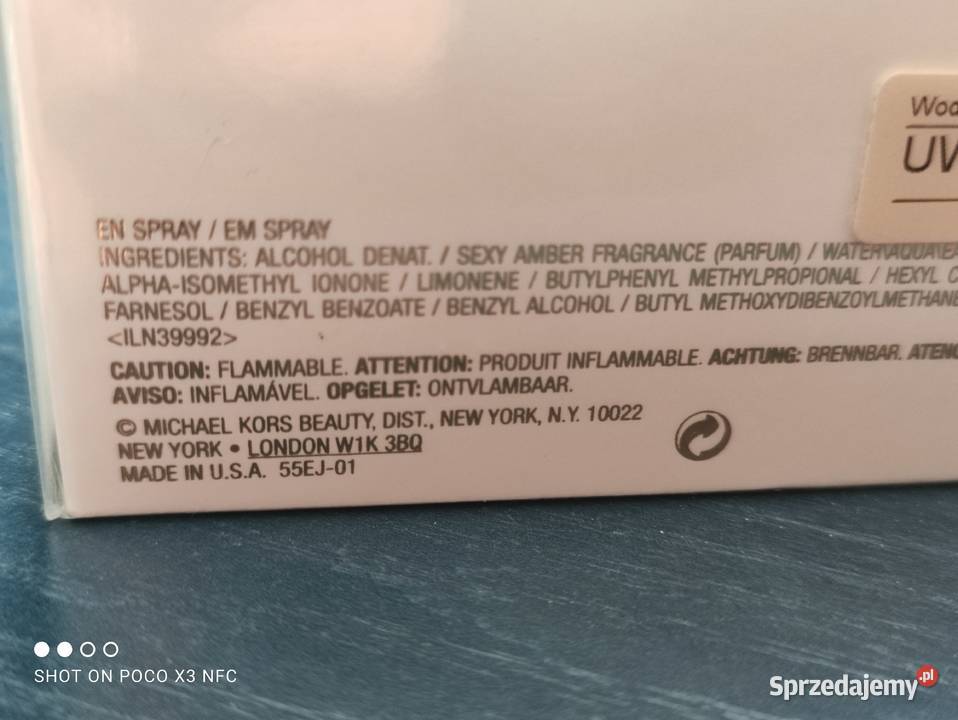 Perfumy Michael Kors SEXY Amber woda perfumowana Dla kobiet Piaseczno