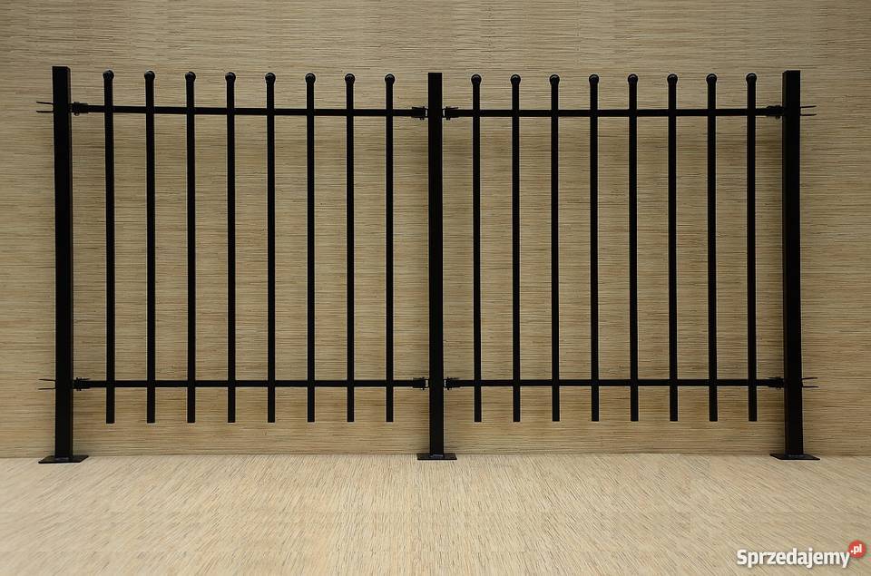 PŁOTEK PRZYKRĘCANY METALOWY wysokość 110 obrzeże małopolskie