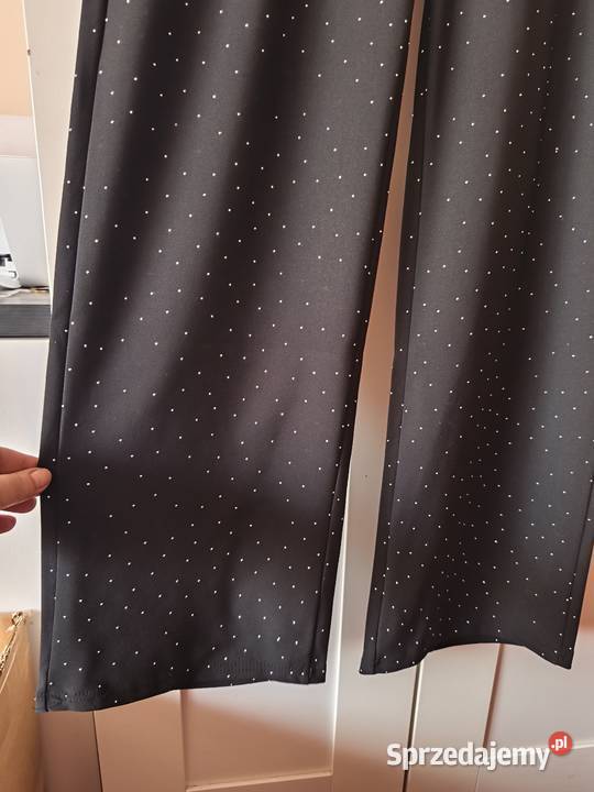 Eleganckie spodnie cyrkonie XXL Plus size Legnica