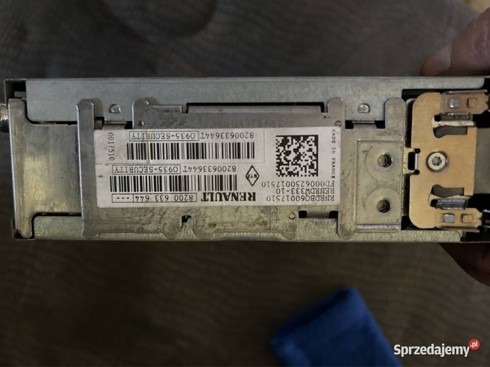 Radio CD renault scenic II KOD osobowe małopolskie