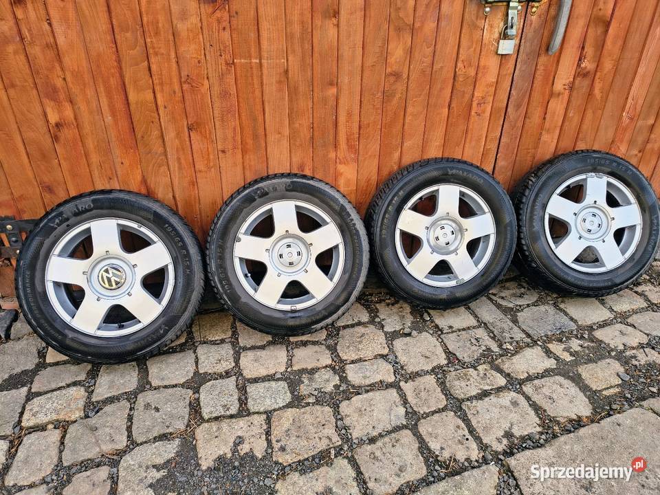 Alufelgi koła volkswagen 5x100 15 Samochodowe dolnośląskie Mirsk sprzedam