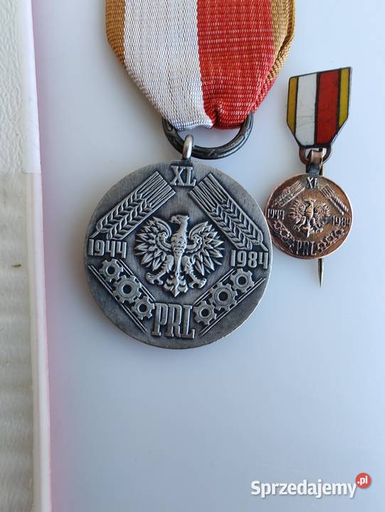 Medal XL 1944-1984 Walka Praca Socjalizm z PRL-u