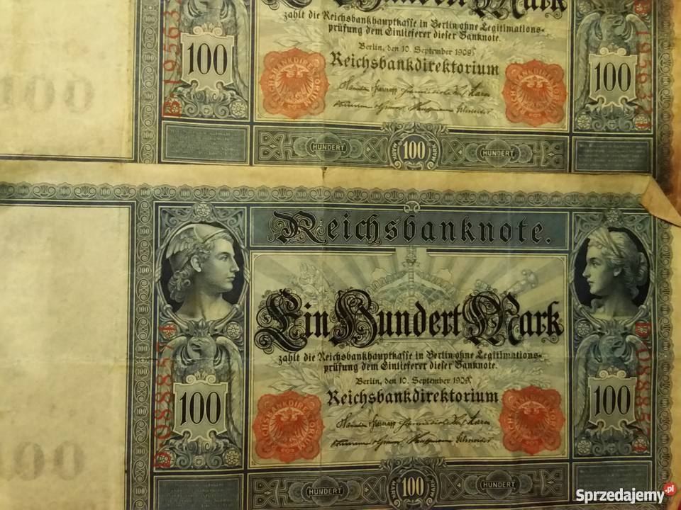100 Marek Niemcy 1909 seria B i D Gorzów Wielkopolski