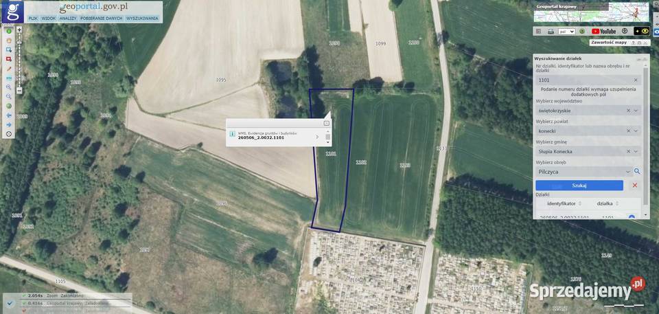 Działka 2845 m2 Pilczyca Świętokrzyskie sprzedam